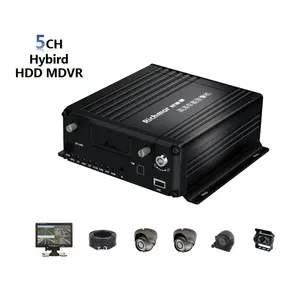 Richmor हार्ड डिस्क MDVR 4 चैनल AHD 1 चैनल आईपी वाहन 4G मोबाइल DVR HDD MDVR