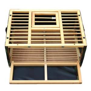 Vouwbare houten duivenkooi voor wedstrijdtraining, draagbare handzame duivenkooi voor duiven - Product Image 4