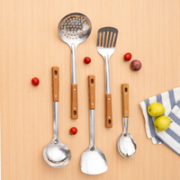 304 acier inoxydable spatule soupe ménage ustensiles de cuisine ensemble ustensiles de cuisine cinq pièces ustensiles de cuisine ensemble