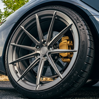Rines de Aleación Forjados Personalizados SL 22x11 22x9.5 21x10.5 Pulgadas 5x112 Plateados Multirradio para Autos Compatibles con BMW Serie 5 M5 Audi