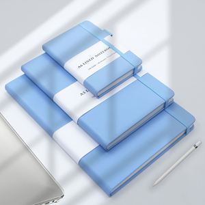 Cuaderno de Tapa Dura de Cuero PU de Alta Calidad A4 A5 A6, Encuadernación Cosida, Cierre Elástico, Páginas Rayadas, Puntos, Cuadrículas, Personalizable para Empresas - Product Image 2