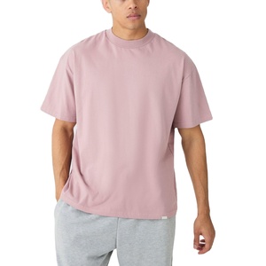 Camiseta de Lujo para Hombre de Talla Grande, 100% Algodón, Color Sólido, Transpirable, con Impresión por Sublimación Personalizada para Fitness - Product Image 3