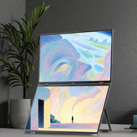 Nouvel écran portable pliable double/triple 15,6 pouces 1080P IPS LCD pour entreprises