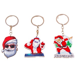 Accessoires Weny, porte-clés Père Noël, dessin animé de Noël personnalisé, ski cool - Product Image 1