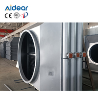 Aidear Échangeur de chaleur à tubes à ailettes en acier inoxydable personnalisé Usine de fabrication de réchauffeurs de vapeur en aluminium Plaque de pompe de refroidissement agricole