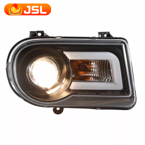 Style automobile pour <span class=keywords><strong>Chrysler</strong></span> 300C 2005-2013 phare LED DRL antibrouillard clignotant feux de croisement et feux de route projecteur angel eye - Product Image 4