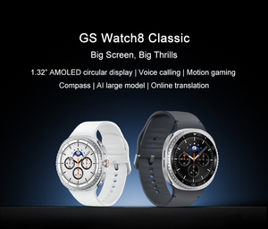 Montre connectée XCTSW Watch8 Classic - Unisexe, autonomie de 7 jours, écran AMOLED, charge sans fil, boîtier en alliage, suivi d'activité multisports - Product Image 2