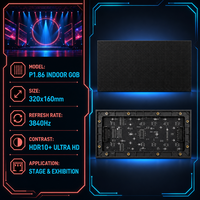 Module LED RVB couleur pleine P1.86 GOB 3840Hz, contraste élevé HDR10+, écran LED intérieur à pas fin pour événements scéniques et expositions