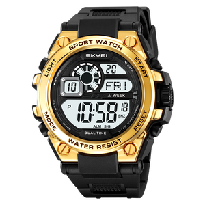 Orologio sportivo digitale cronografo da uomo SKMEI 2318 in lega con allarme impermeabile - Product Image 2