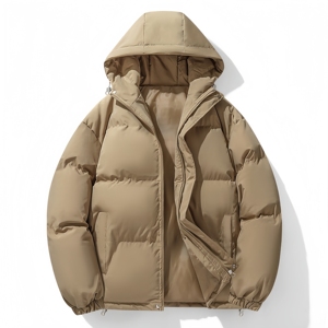 Giacca Invernale di Alta Qualità, Antivento, con Cappuccio Imbottito, Cappotto Elegante, Piumino Casual Caldo da Uomo - Product Image 3