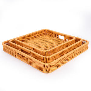 Plateau à pain rectangulaire Bobai, panier de rangement multifonctionnel pour les fêtes, les collations, les fruits secs, les noix, pour la cuisine, le salon - Product Image 2