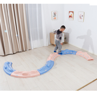 Pont amarré pour enfants Jouets sensoriels Stepping Stones pour enfants Pont à une planche Stepping Training Stones 6 pcs/set Baby Balance Board