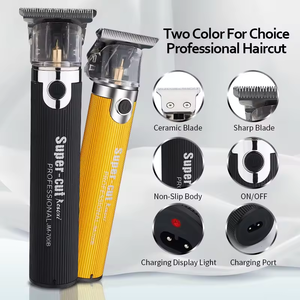 नाई के लिए यूएसबी कॉर्डलेस बियर्ड ट्रिमर हेयर कटिंग ग्रूमिंग किट पुरुषों के लिए धोने योग्य हेयर क्लिपर - Product Image 6