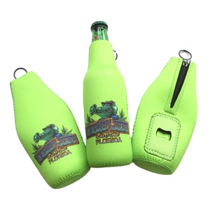 High Quality Custom Design Insulated Beer <b>Bottle</b> Holder Neoprene Beer <b>Bottle</b> Cooler Sleeve With Built-In Removable Opener Koozy - Product Image 6