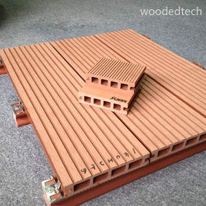 Nhựa gỗ nhìn decking, dual-màu tùy chọn, 5300n uốn sức mạnh, lý tưởng cho các vùng khí hậu khắc nghiệt - Product Image 3