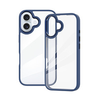 Coque de téléphone portable transparente en acrylique et TPU souple pour iPhone 18 17 16 15 14 Pro Max – Protection renforcée – Offre Spéciale