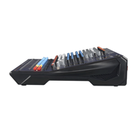 Console de mixage professionnelle M12 avec 8 entrées micro, égaliseur 4 bandes, double processeur DSP 99, carte son USB, alimentation fantôme 48V et OTG 32 bits 384K