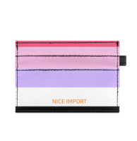 Rainbow (Philadelphia Variant) Schlanker, doppelseitig bedruckter Kartenhalter, tragbarer Kreditkartenhalter aus PU-Leder für Männer und Frauen