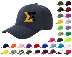 Ay หมวกแก็ปทรงเบสบอลสำหรับผู้ชายหมวกแก๊ปกีฬาผ้ายีนส์ปักโลโก้ได้ตามต้องการ