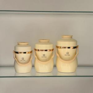 Cocotte Thermique Élégante 2,8 L <span class=keywords><strong>Non</strong></span> Électrique avec Bord Doré, Pot Magique Isolé à Double Cuve Intérieure pour Ragoûts - Product Image 3