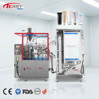 Machine de remplissage et de scellage de tubes compressibles entièrement automatique de haute précision avec PLC et engrenages pour l'emballage de dentifrice et de cosmétiques