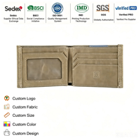 Pochette de poche imperméable pour l'extérieur, portefeuille tactique de chasse, porte-cartes d'identité, portefeuille pour hommes