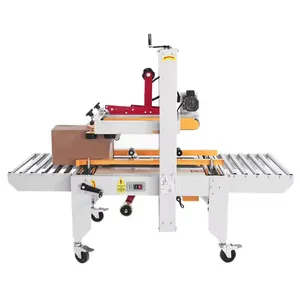 Hoge Kwaliteit Semi-Automatische Tape Sealer Voor Sluitmachine Ptfe Draad Plakband Geval Kartonnen Doos Hete Afdichting Machine