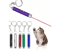 Jouet de pointeur laser écologique Rechargeable Portable pour chats jouet de formation interactif en alliage d'aluminium pour animaux de compagnie avec variabilité de couleur
