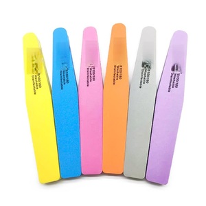 Vente en gros usine : Lime à ongles professionnelle double face 100/180, éponge longue, polissoir et ponçage, avec logo personnalisé, pour outils à ongles - Product Image 1