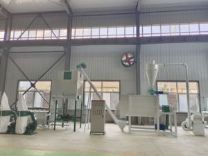 Konveyör bant teknolojisine sahip sığır sığırları için iyi tasarlanmış tarım yem üretim hattı - Product Image 5