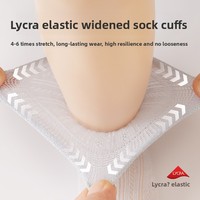 Chaussettes longues anti-moustiques pour bébé, en maille fine d'été, imprimées jacquard, au-dessus du genou, pour nourrissons et nouveau-nés, en soie de mûrier sans couture de qualité A