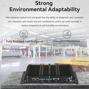 XCY Intel Core I7 1165G7 2 сетевые порты DDR4 память WiFi BT 5G 2 RJ45 LAN RS232 COM промышленный безвентиляторный мини-ПК - Product Image 4