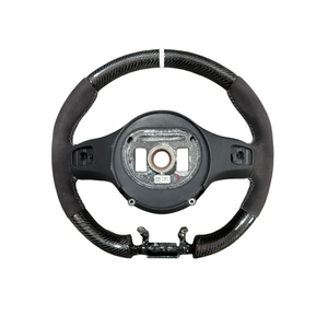 Volante Deportivo de Fibra de Carbono Auténtica con Cuero para Mercedes-Benz Clase C 2018-2020 G63 E S Cls Gle Glc W213 C63 W205 GT - Product Image 4