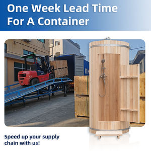 Sauna sur pied 1 personne <span class=keywords><strong>douche</strong></span> pour la maison <span class=keywords><strong>douche</strong></span> extérieure <span class=keywords><strong>solaire</strong></span> en <span class=keywords><strong>bois</strong></span> - Product Image 5