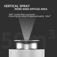 Diffuseur d'arômes portable en métal, rechargeable par USB, sans eau, pour voiture et maison, directement de l'usine.