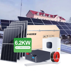 Sistema Solar de alta calidad 6.2kw completo con paneles de alta eficiencia 550W <span class=keywords><strong>Precio</strong></span> Energía 6KW 11KW 20KW Energía para toda la casa para el hogar - Product Image 3