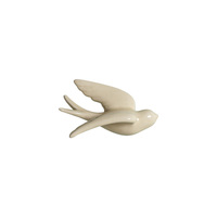 Sculture Decorative da Parete in Ceramica Nordica 3D con Uccelli, Colombi, Passeri e Rondini, Accessori per Decorazione d'Interni