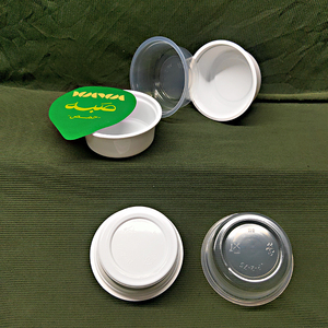 76mm 95ML 3oz Desechable PP Vaso de plástico vacío para mantequilla de maní Vaso de yogur - Product Image 5
