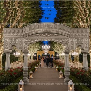 Panel de Entrada para Bodas de Lujo, Arco Decorativo Hecho a Mano para Eventos Premium y Decoración de Jardines - Product Image 3