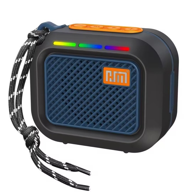 Wholesale HM-823 Bluetooth Speaker Portable Wireless Speaker with RGB Lights FM Radio USB TF Subwoofer for Gift Promotion