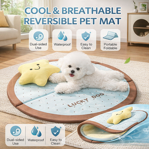 Coussin de couchage pour chat et <span class=keywords><strong>chien</strong></span>, lavable, antidérapant et résistant à l'eau. Un tapis de couchage intérieur confortable et sûr. - Product Image 1