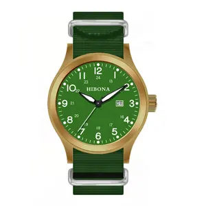价格便宜的黄铜手表OEM品牌花式手表石英表男士