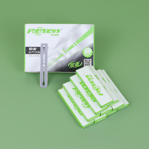 Ruiton 77 Blade Stainless Steel Razor Blade Old-fashioned Manual Razor Algae Remover Fish Tank Scraper - Product Image 1