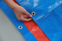 Bâche en polyéthylène imperméable camouflage 160 GSM 16 x 20 pieds pour séchage de céréales, tissu d'extérieur
