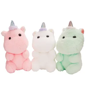 Boneka dinosaurus kecil permen mainan Unicorn lucu Mesin penangkap boneka panjang mewah hadiah ulang tahun anak perempuan