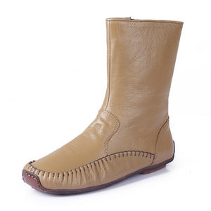 Nuevos Botines Impermeables de Piel de Oveja y Cordero con Cremallera Lateral en Color Sólido, Casuales, Cálidos, Modernos, Versátiles y Duraderos para Mujer - Product Image 2