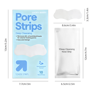 Masker Pori-pori Hidung Organik Bebas Pewangi Vegan Berkualitas Tinggi Penghilang Komedo Perawatan Jerawat Pembersih Pori-pori Pengelupas Pori-pori - Product Image 2