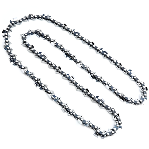 Chaîne de tronçonneuse à essence 3/8"LP pour la coupe du bois, 50DL, jauge .043", compatible avec les moissonneuses-batteuses et les tronçonneuses à essence, fabrication OEM - Product Image 1