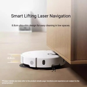 <span class=keywords><strong>Aspirateur</strong></span> <span class=keywords><strong>robot</strong></span> Xiaomi Mijia M40S, aspiration 23000 Pa, 8,8 cm de profondeur, auto-nettoyant, intelligent, pour la maison, 80 ℃   Lavage à l'eau chaude - Product Image 5