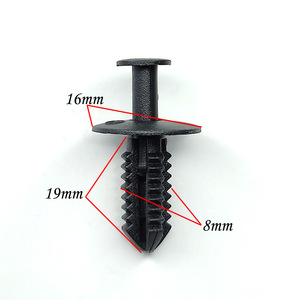 Tornillos Autorroscantes de Plástico con Cabeza Plana Ranurada y Arandela, Negros, Rosca Métrica Derecha, Cabeza Redonda, Uso Industrial General - Product Image 2